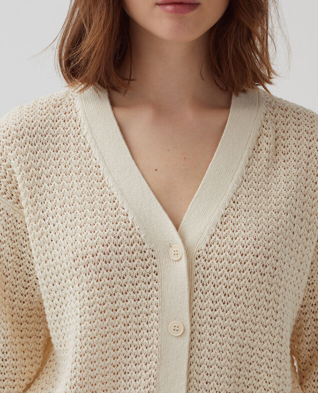 Langärmliger Cardigan H304 albore