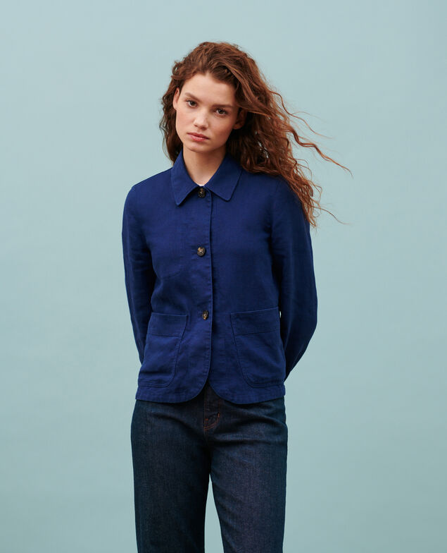 Leinenjacke