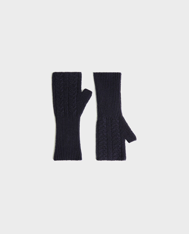 Halbfingerhandschuhe aus Kaschmir Night sky