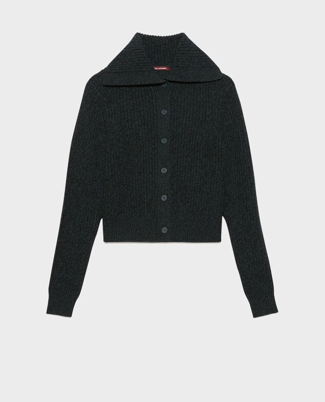 Cardigan aus Schurwolle 8844 55 green