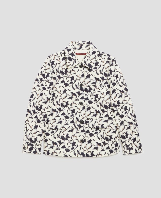 Steppjacke aus Baumwolle I017 new fl ikat ecru