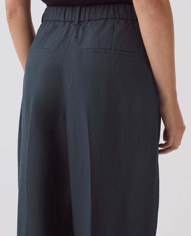 Faltenhose J690 blueberry