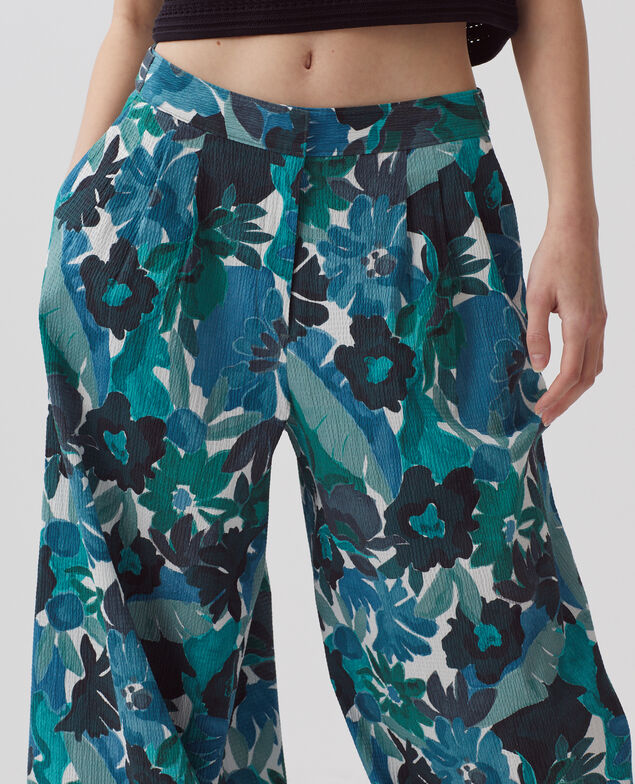 YVONNE - Weite Hose aus Baumwolle