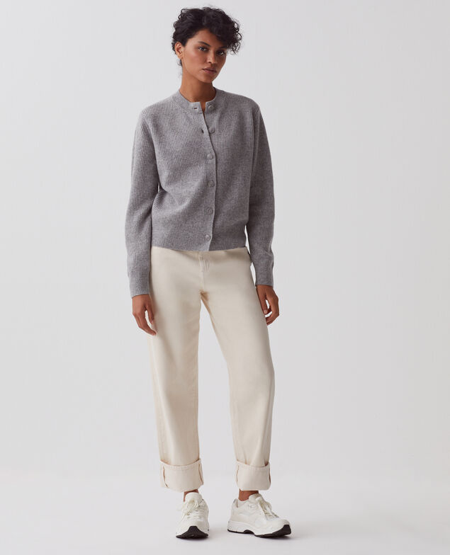 Cardigan aus Wolle U060 gray