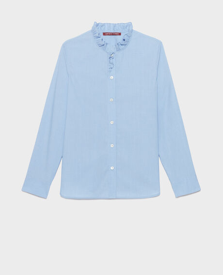Bluse aus Baumwoll-Popelin