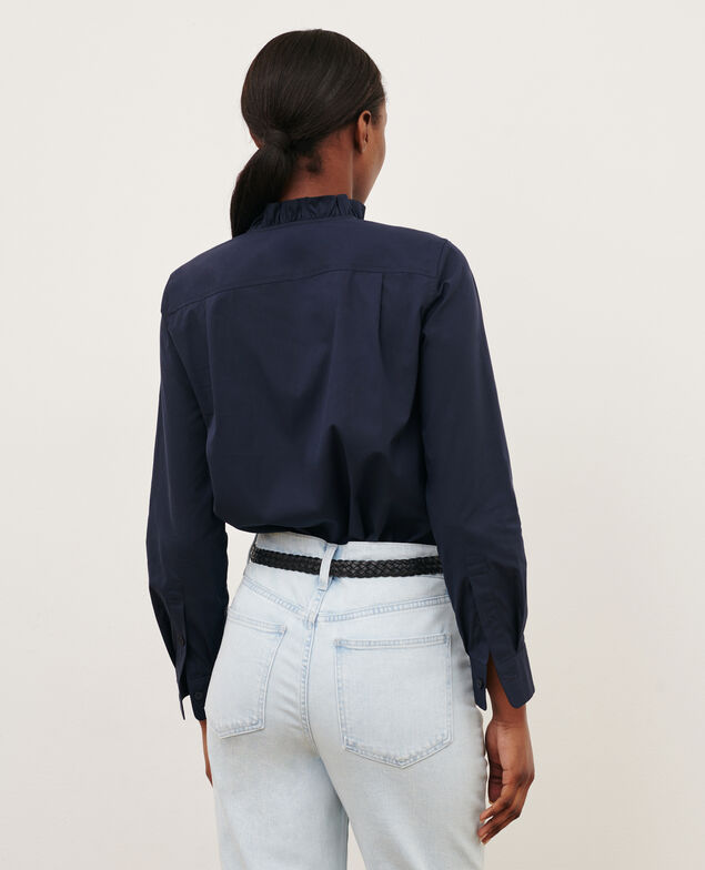 Baumwollbluse 7012c 69 navy