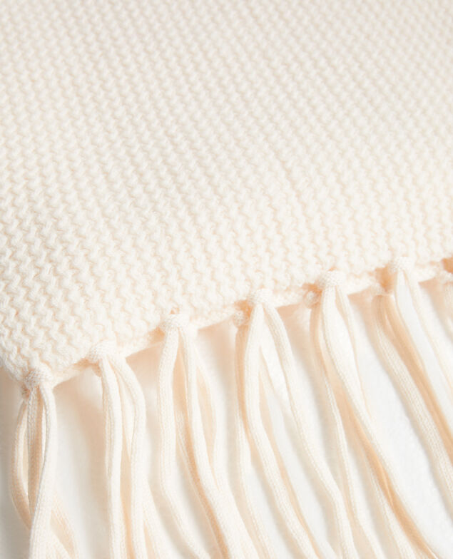 Schal aus Wolle 8842 01 offwhite