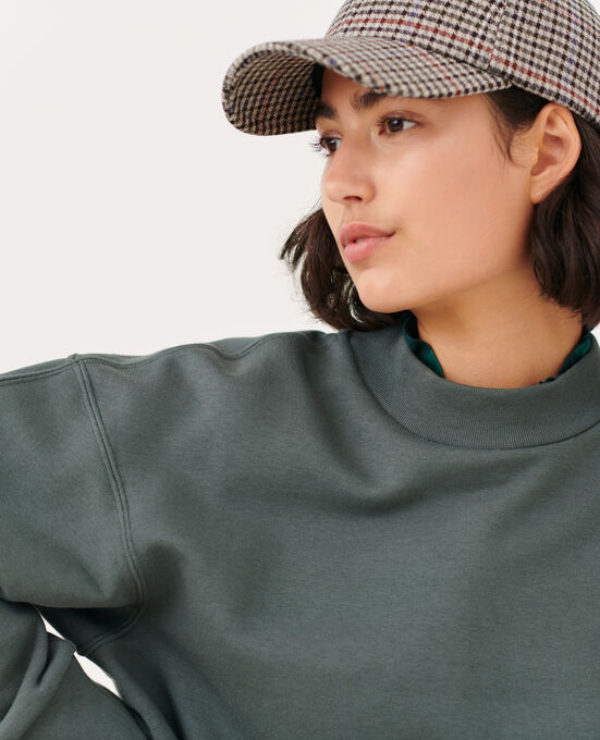 Sweatshirt aus Baumwolle 8817 58 DARKGREEN