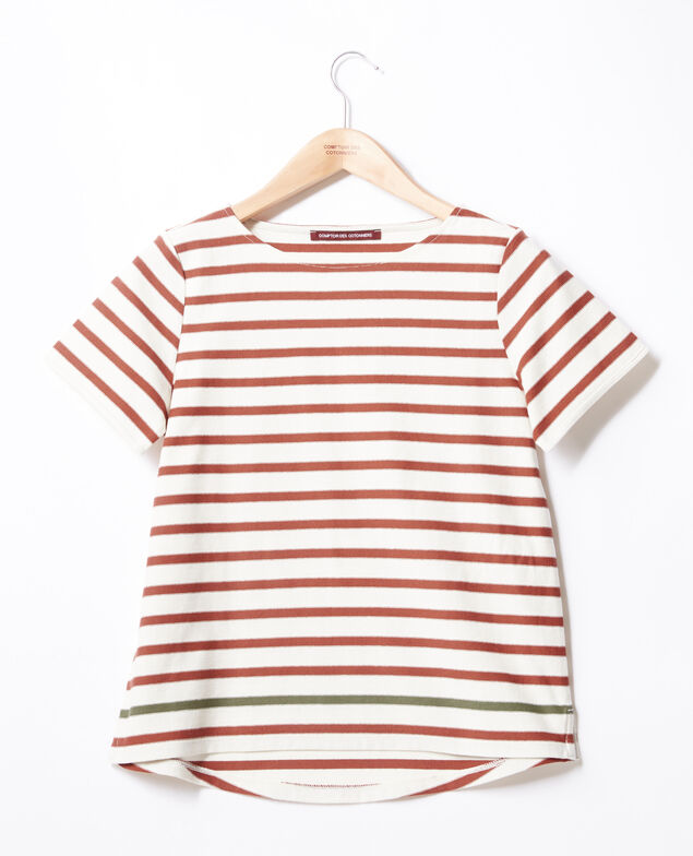 Matrosen-T-Shirt Kaolin/auburn/sage