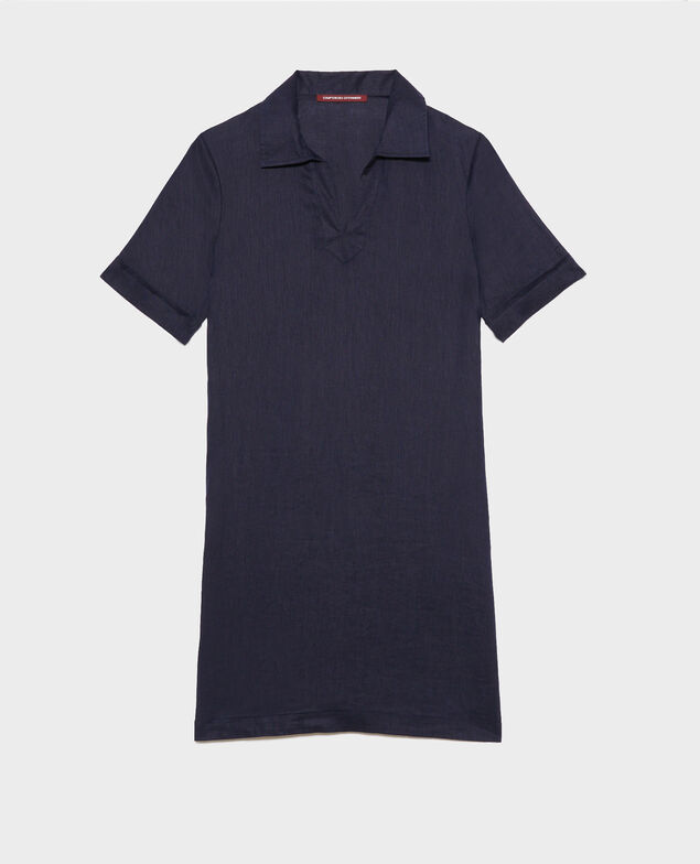 DAISY - Ikonisches Kleid aus Leinen 68 blue