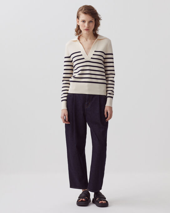 Pullover im Marinelook aus Merinowolle 5185 STP_JTST_NSKY