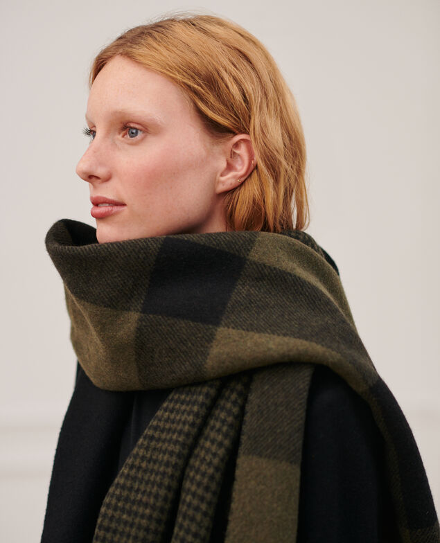 Karierter Schal 7290 58_green