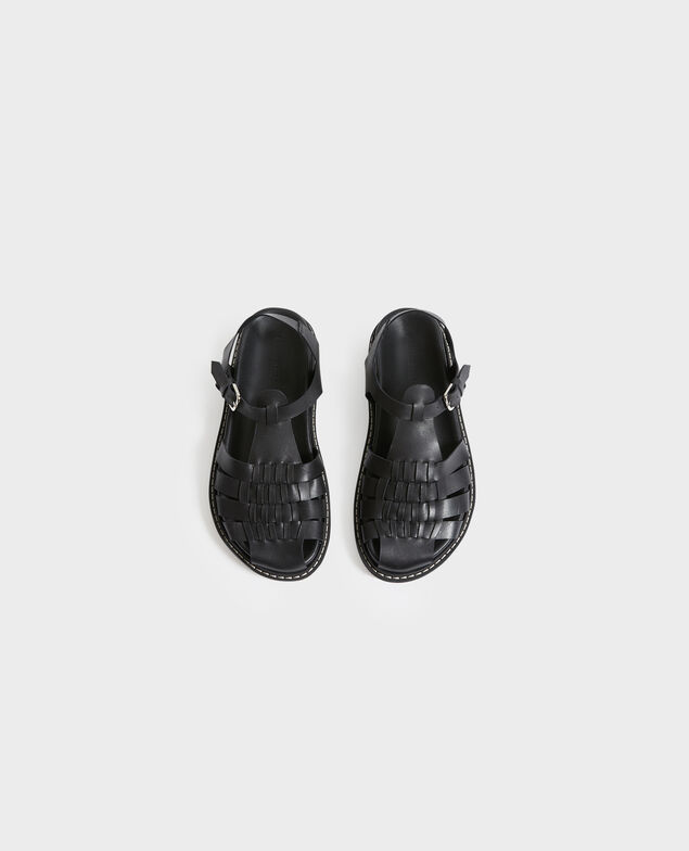 Ledersandalen 09 black