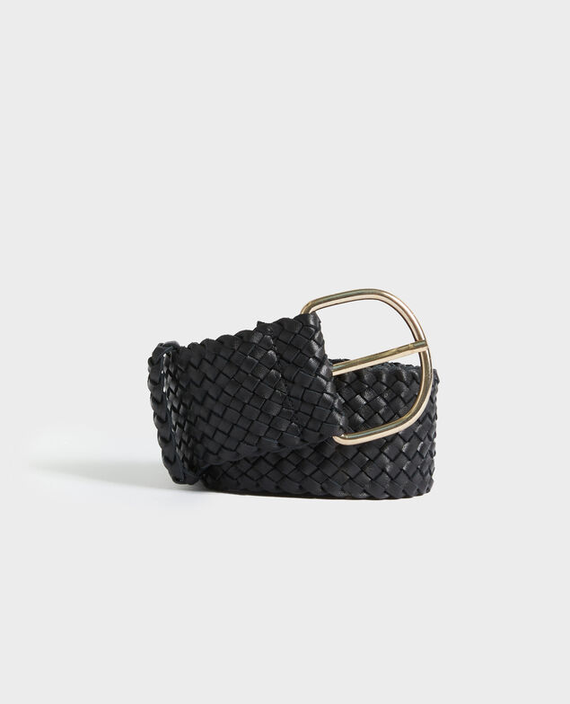 Breiter Ledergürtel Black beauty