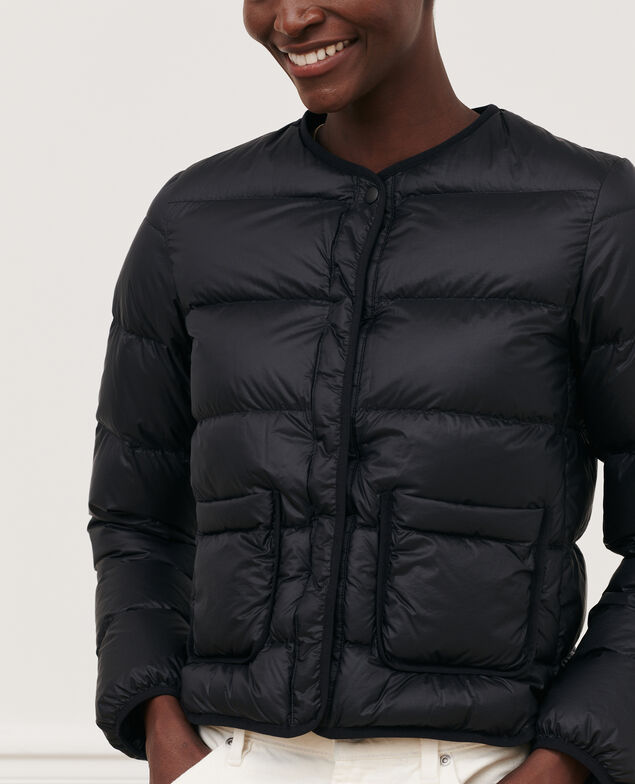 PLUME - Ultraleichte Daunenjacke 4216 black_beauty Puff