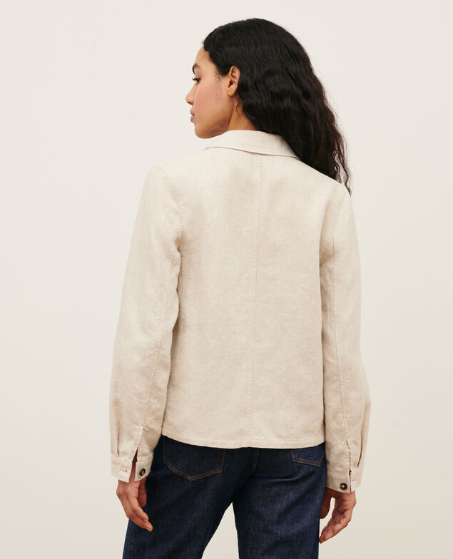 Leinenjacke 0310 beige natural