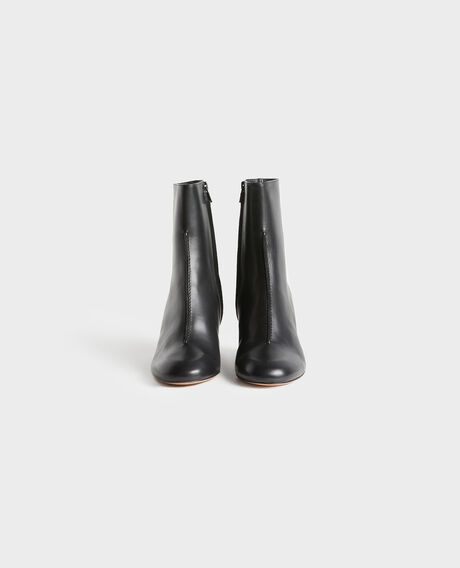 Lederboots mit Absatz
