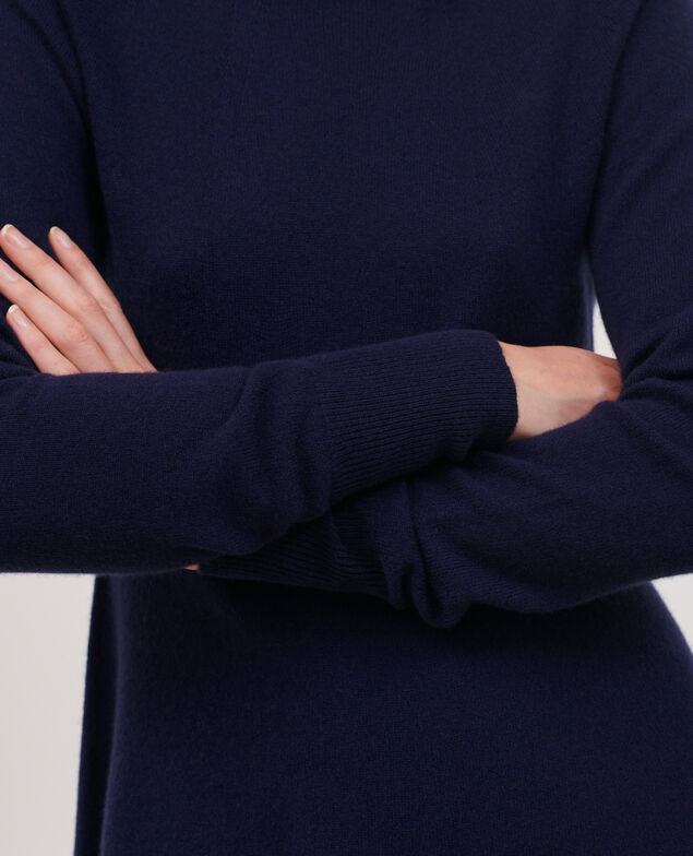 Kleid aus 3D-Kaschmir 8841 69 navy
