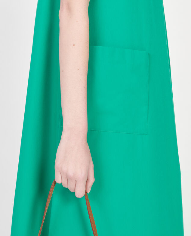 Baumwollkleid Golf green