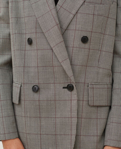 Weite Jacke aus Wolle