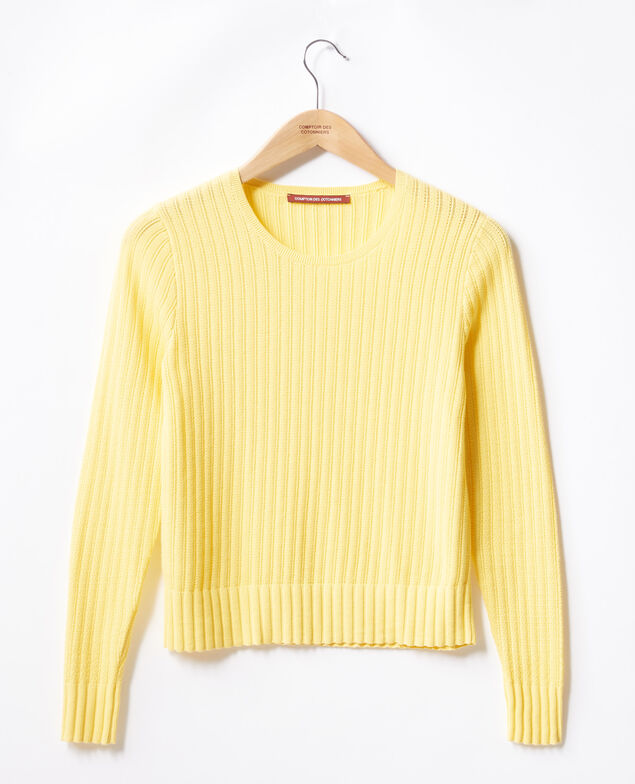 Kurzer Pullover Lemon