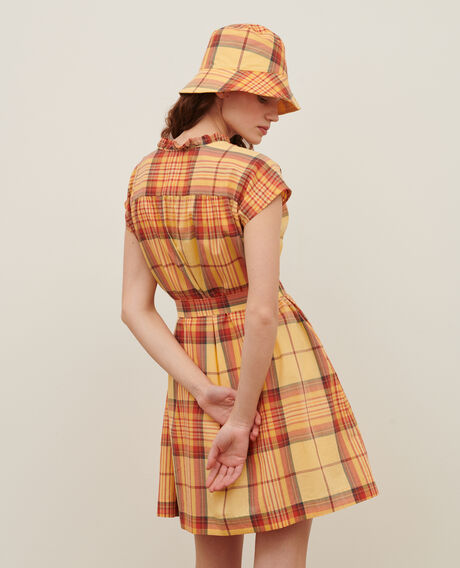 Hemdkleid aus Baumwolle 0241 orange 3sdr238c21