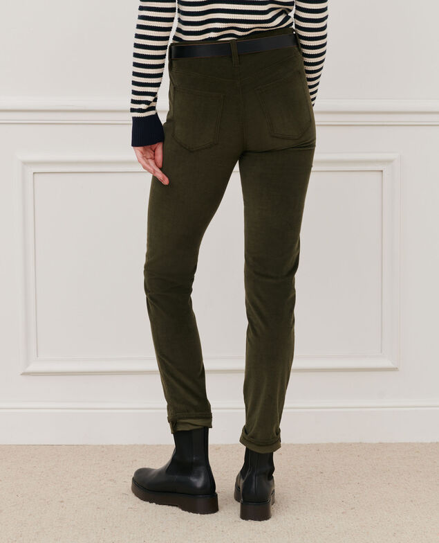 LILI - SLIM - 5-Pocket-Jeans 6002c dark olive Pavelt