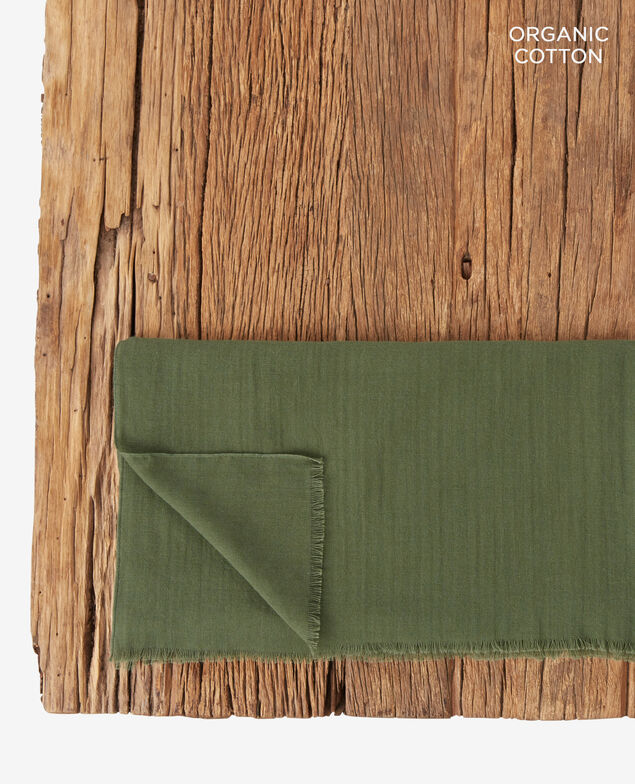 Tuch aus Baumwolle Laurel green