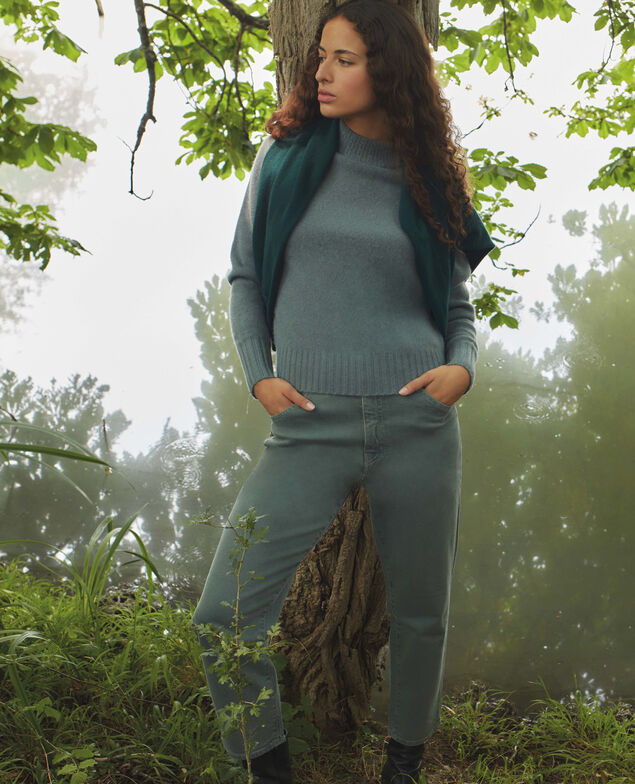 RITA - Slouchy jeans A592 dark green denim 3wpe101c62