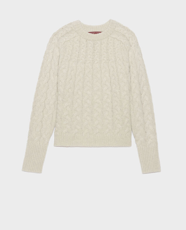 Pullover mit Rundhalsausschnitt aus Merinowolle