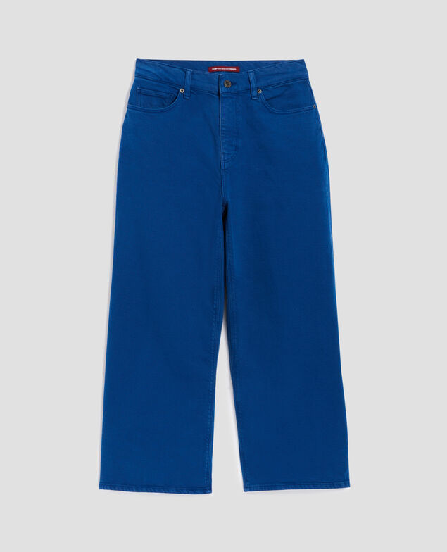 EMY - Cropped Jeans mit weitem Bein H660 sodalite blue
