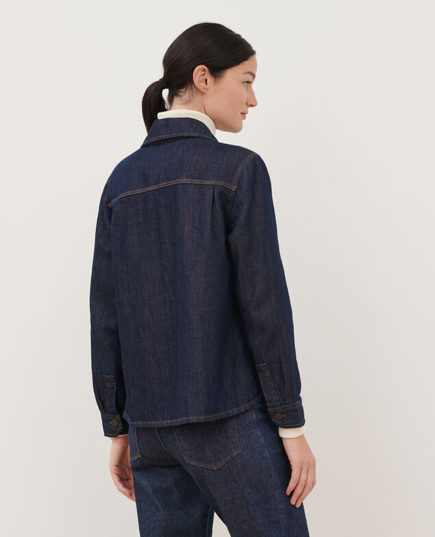 Jacke aus Denimstoff