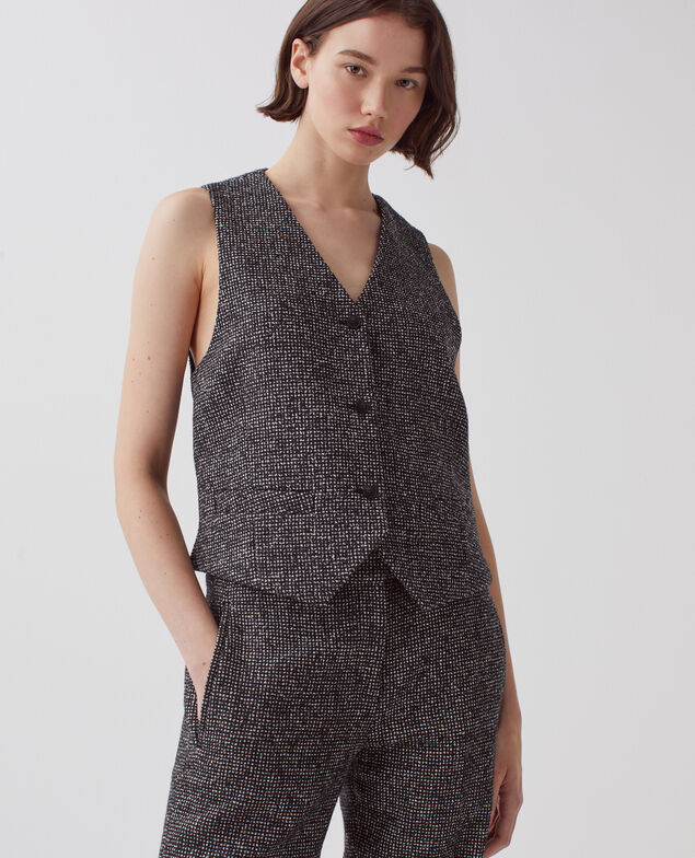 Anzugweste I097 neppie black