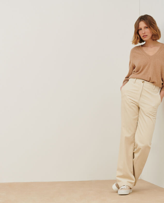 BLANDINE - Gerade Hose aus Cord