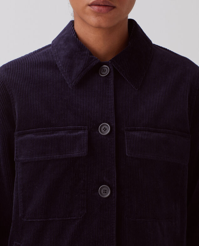 Cordjacke U690 navy