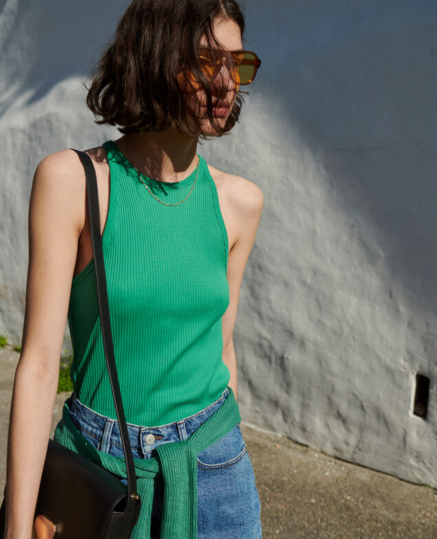 Tanktop aus Baumwolle 0542 pine green 3ste287c56