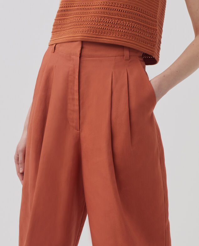 PEGGY - Karottenhose H350 amber brown
