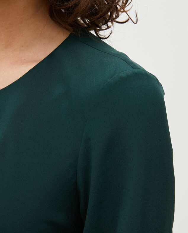 Schräg geschnittenes, fließend fallendes Seidenkleid Scarab
