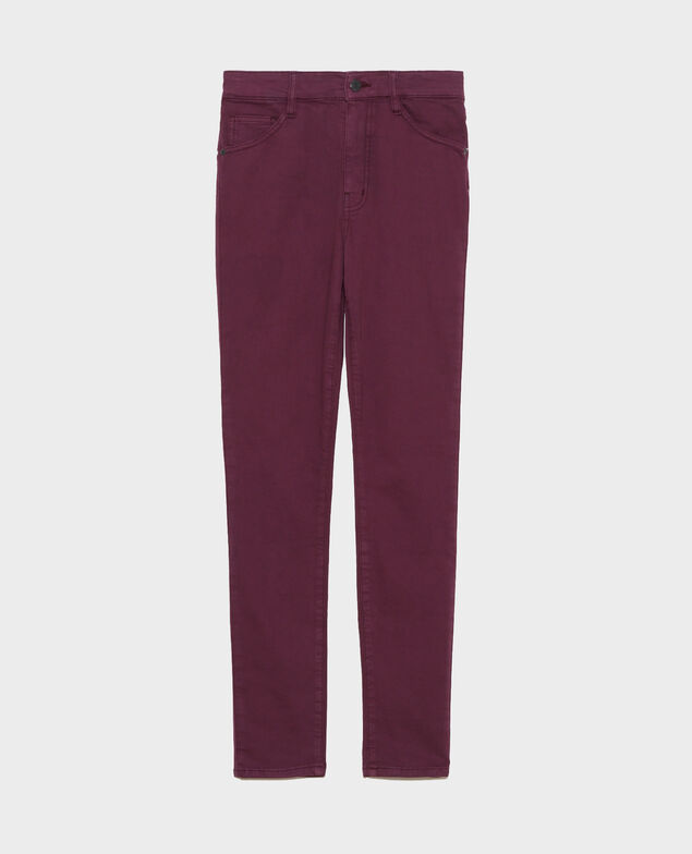 DANI - SKINNY - 5- Pocket-Jeans mit hoher Taille Potent purple
