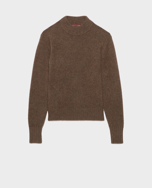 Pullover mit hohem Kragen aus Kaschmir