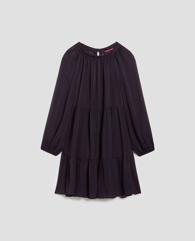 Kurzes Kleid mit fließendem Fall H695 night sky