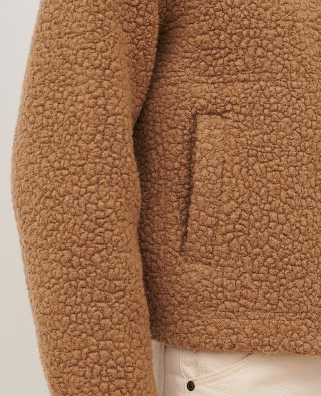 Kurzer Blouson aus Mischwolle 8849 31 beige
