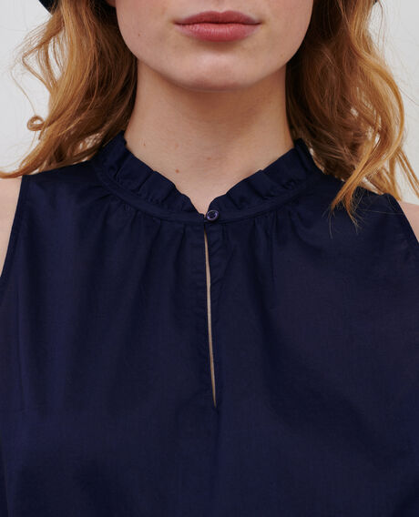 Top aus Baumwollvoile 68 blue 2sbl417c01