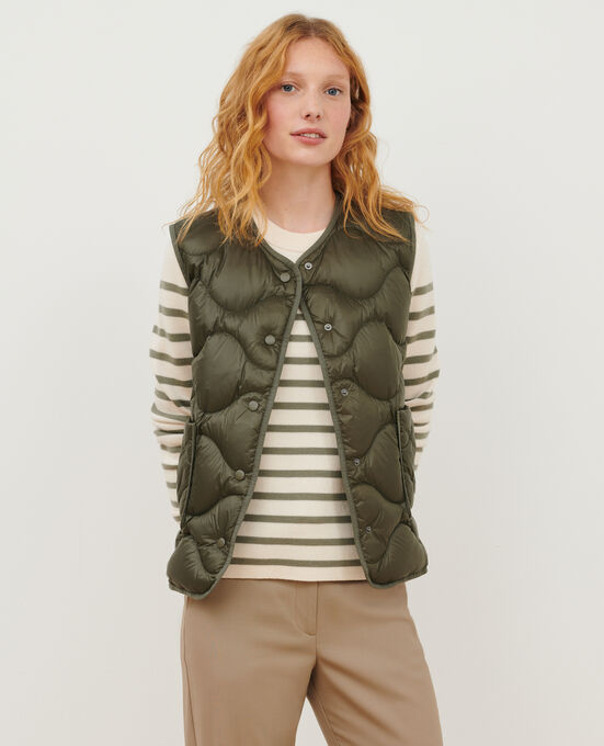 PLUME - Jacke ohne Ärmel 0380 SEA TURTLE GREEN