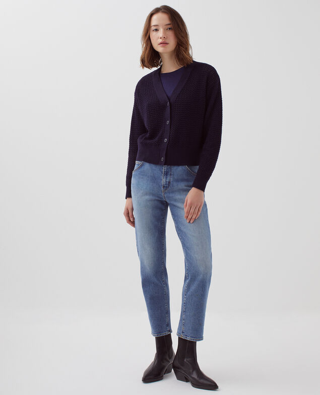 Langärmliger Cardigan H694 baritone blue