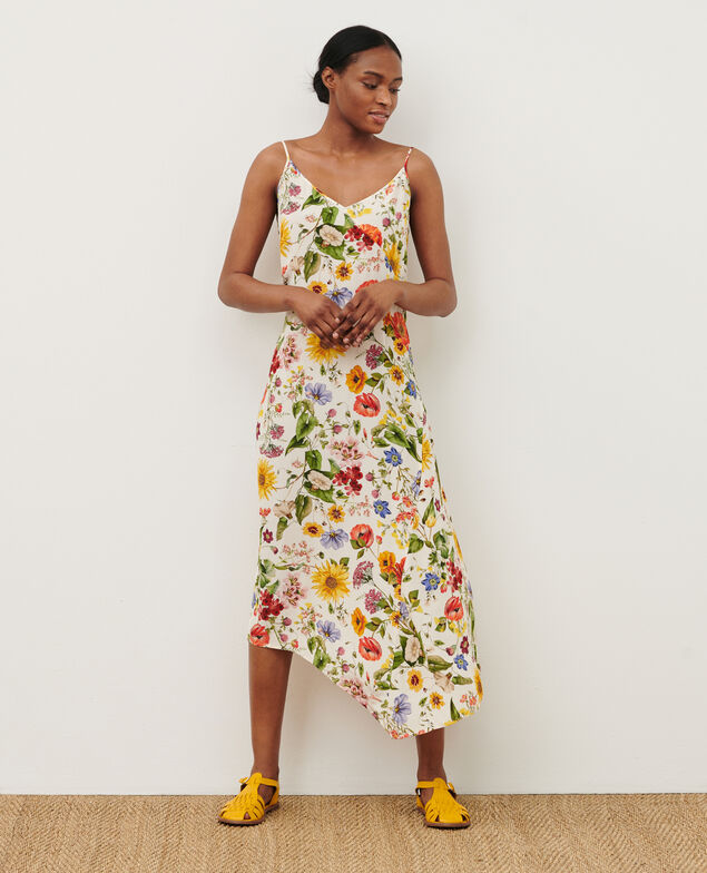 Asymmetrisches Kleid mit fließendem Fall