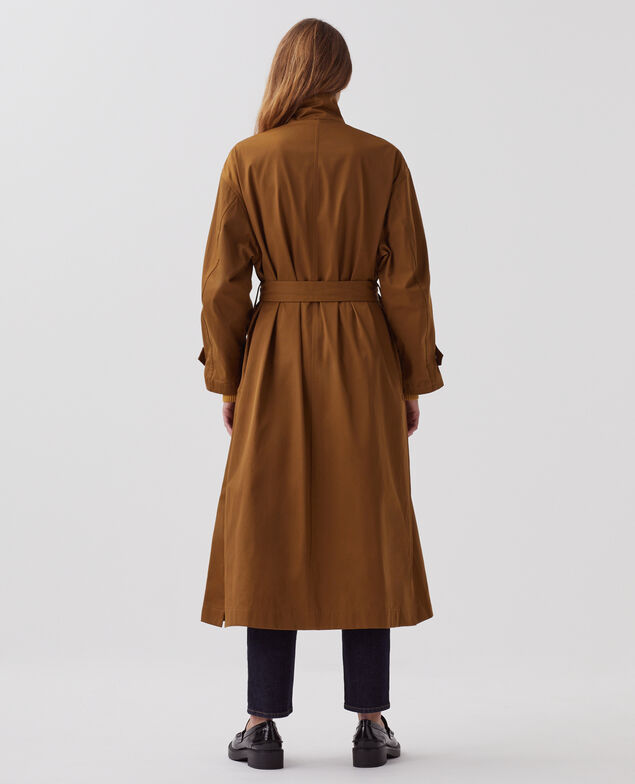 Oversize Trenchcoat J340 brown