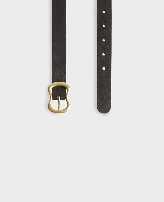 Schmaler Ledergürtel 8853 09 black