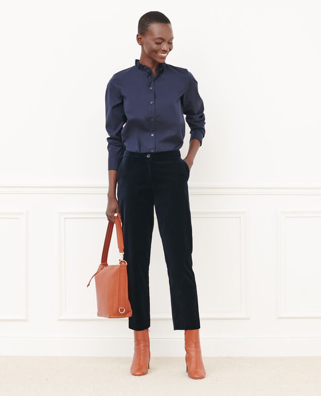 MARGUERITE - Zigarettenhose 6041c navy deep