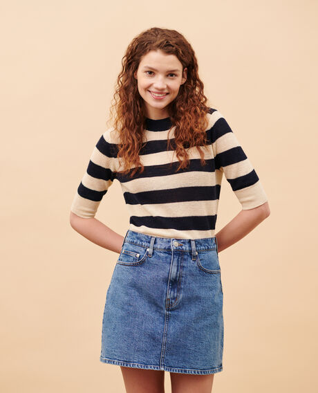 Minirock aus Jeans 0642 vintage wash denim 3sse201c64
